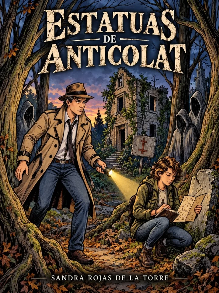Portada de Estatuas de Anticolat, de Sandra Rojas de la Torre